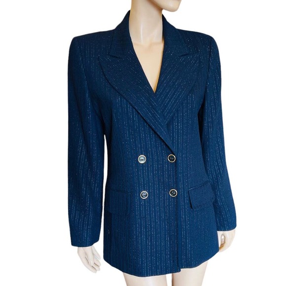 Vintage Jackets & Blazers - Vintage Electre Paris Wool Top Blazer Size Medium  Made in France